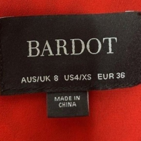 Bardot Lexi Red Leopard Midi Dress - Picture 4 of 6